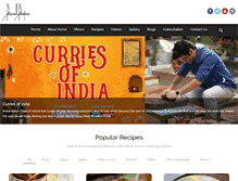 Tablet Screenshot of chefkunalkapur.com